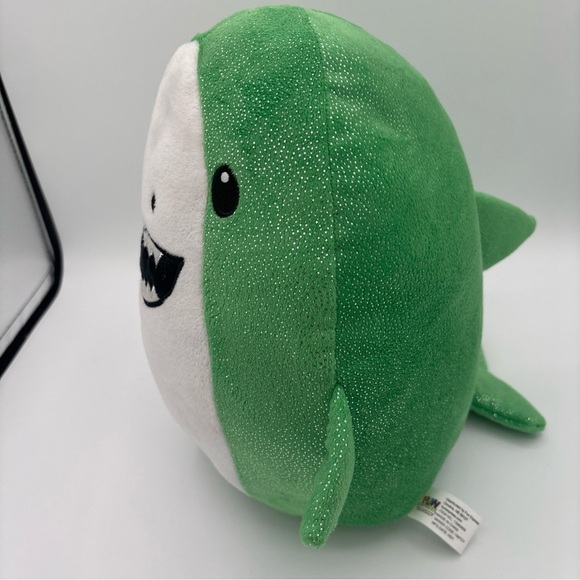 SHAWN THE SHARK 12” Sparkly Green Expressive Made By Fun Express Item No. 139606 - Picture 8 of 13